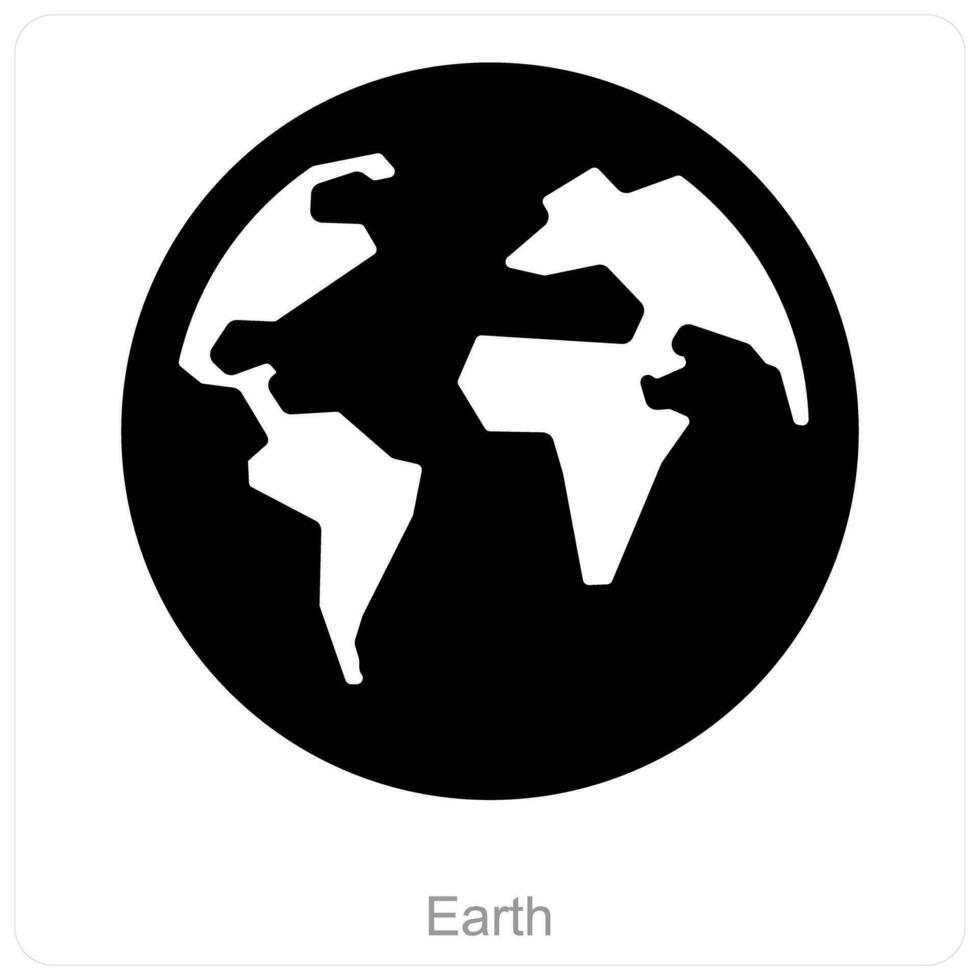 Earth and environment icon concept vector
