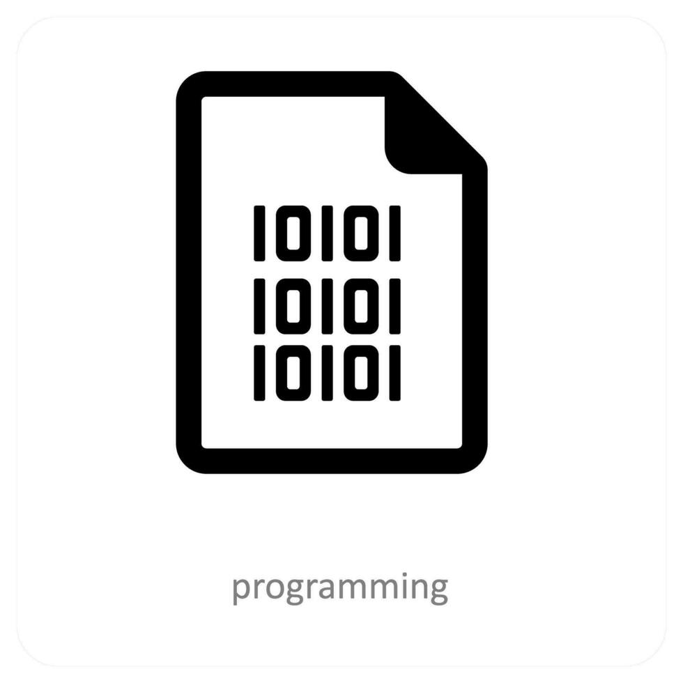 programming and coding icon concept vector