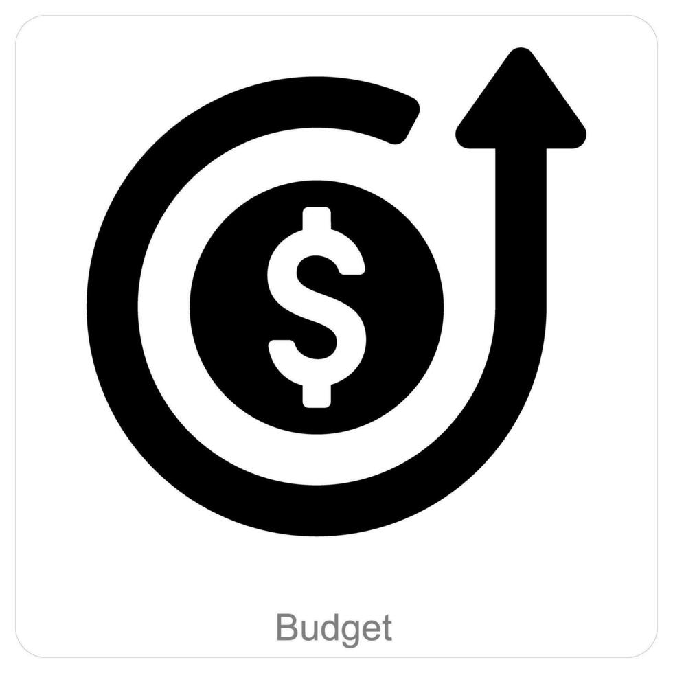 Budget and accounting icon concept vector