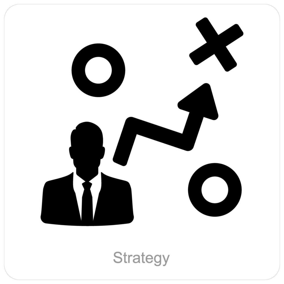 Strategy and planning icon concept vector