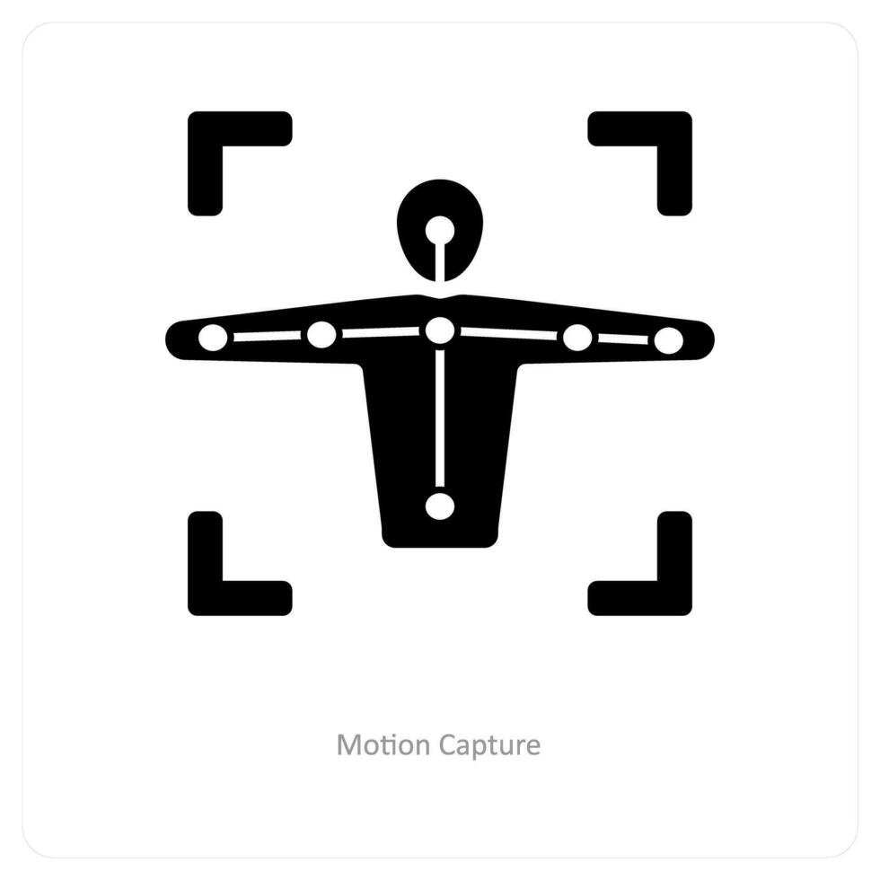 Motion Capture and movement icon concept vector