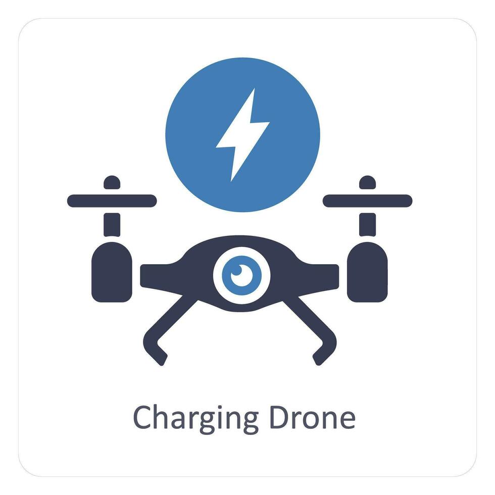 charging drone and charging vector