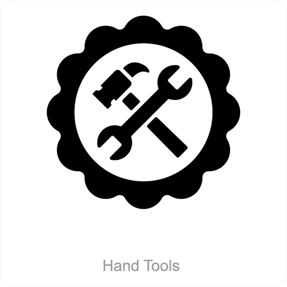 Hand Tools and repair icon concept vector