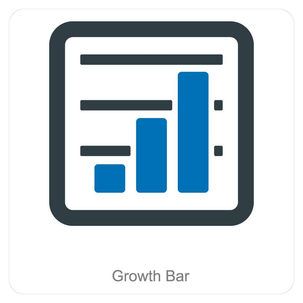 Graph Bar and diagram icon concept vector
