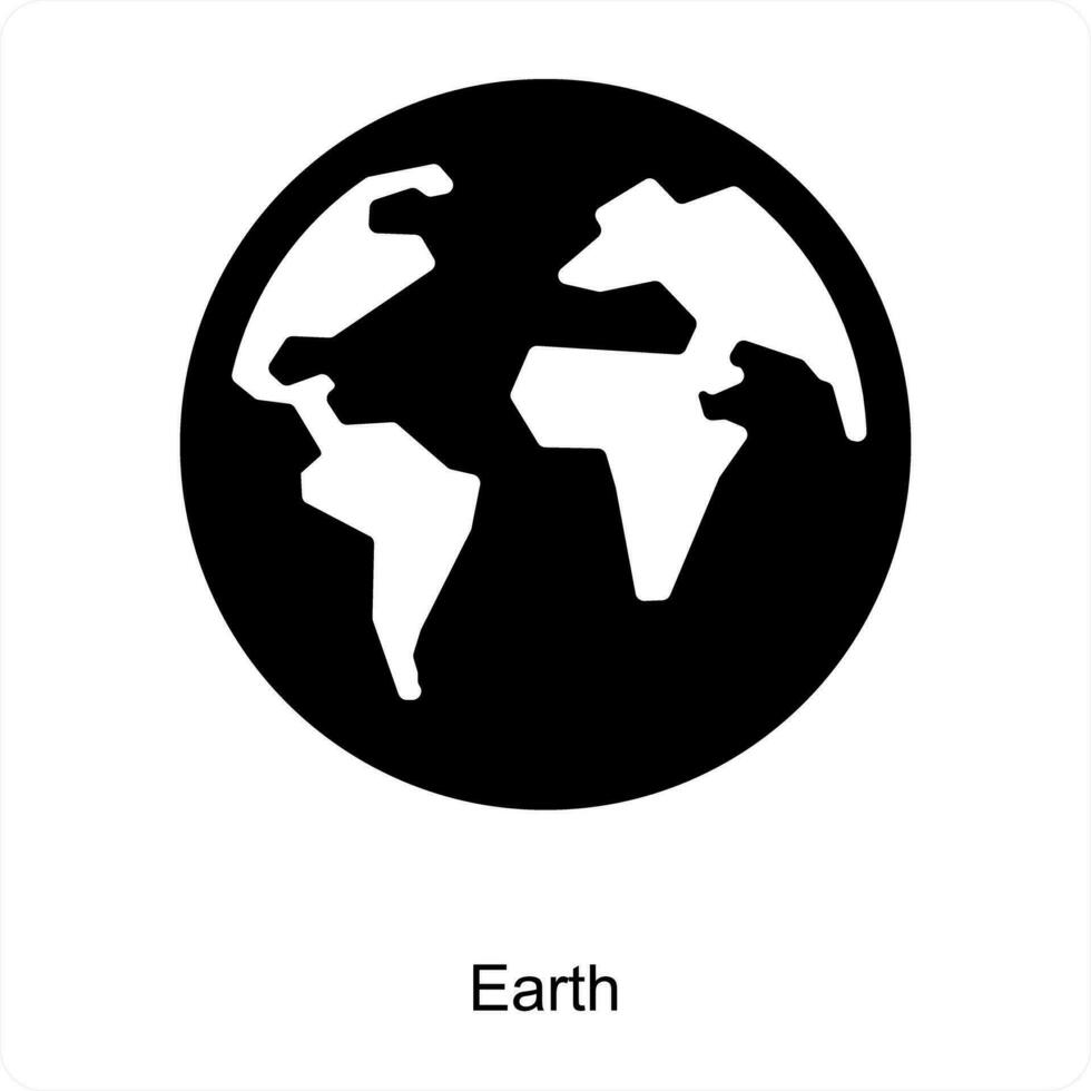 Earth and environment icon concept vector
