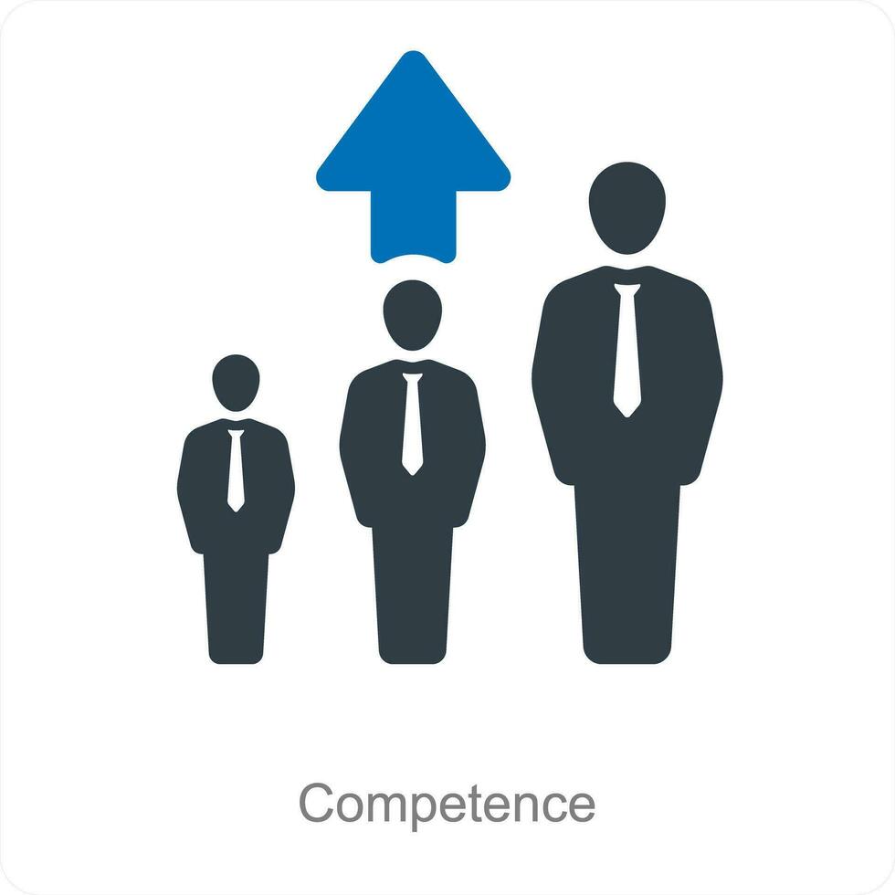 Competence and profile icon concept vector