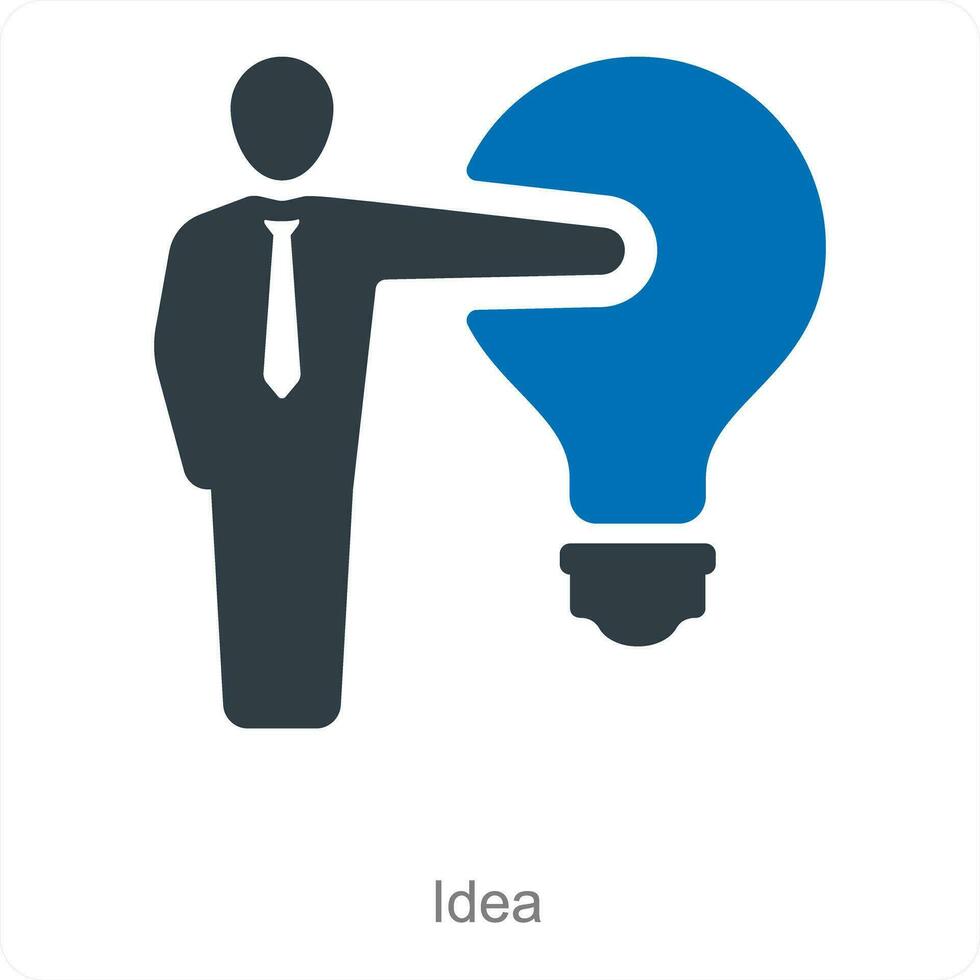 Idea and creativity icon concept vector