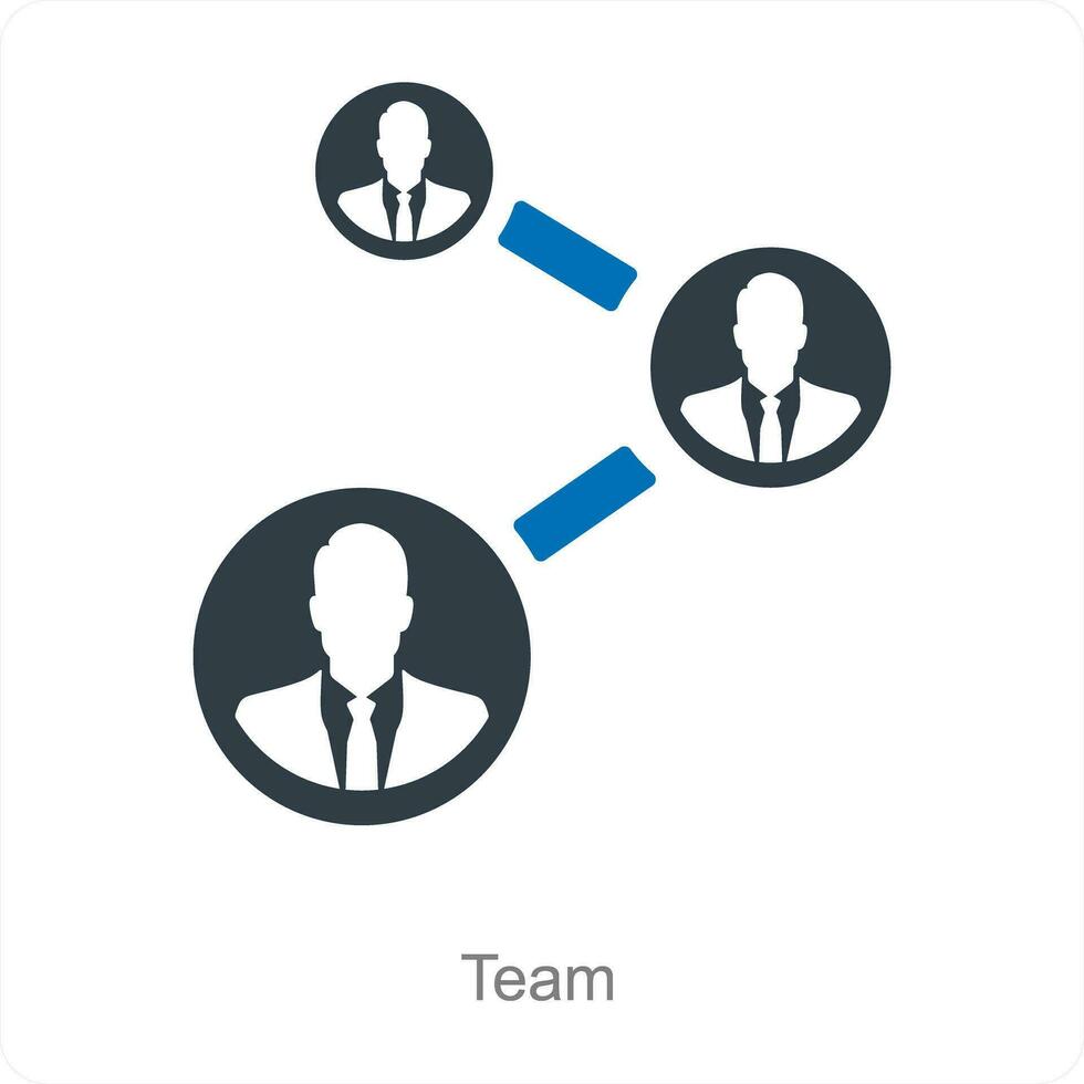 Team and group icon concept vector