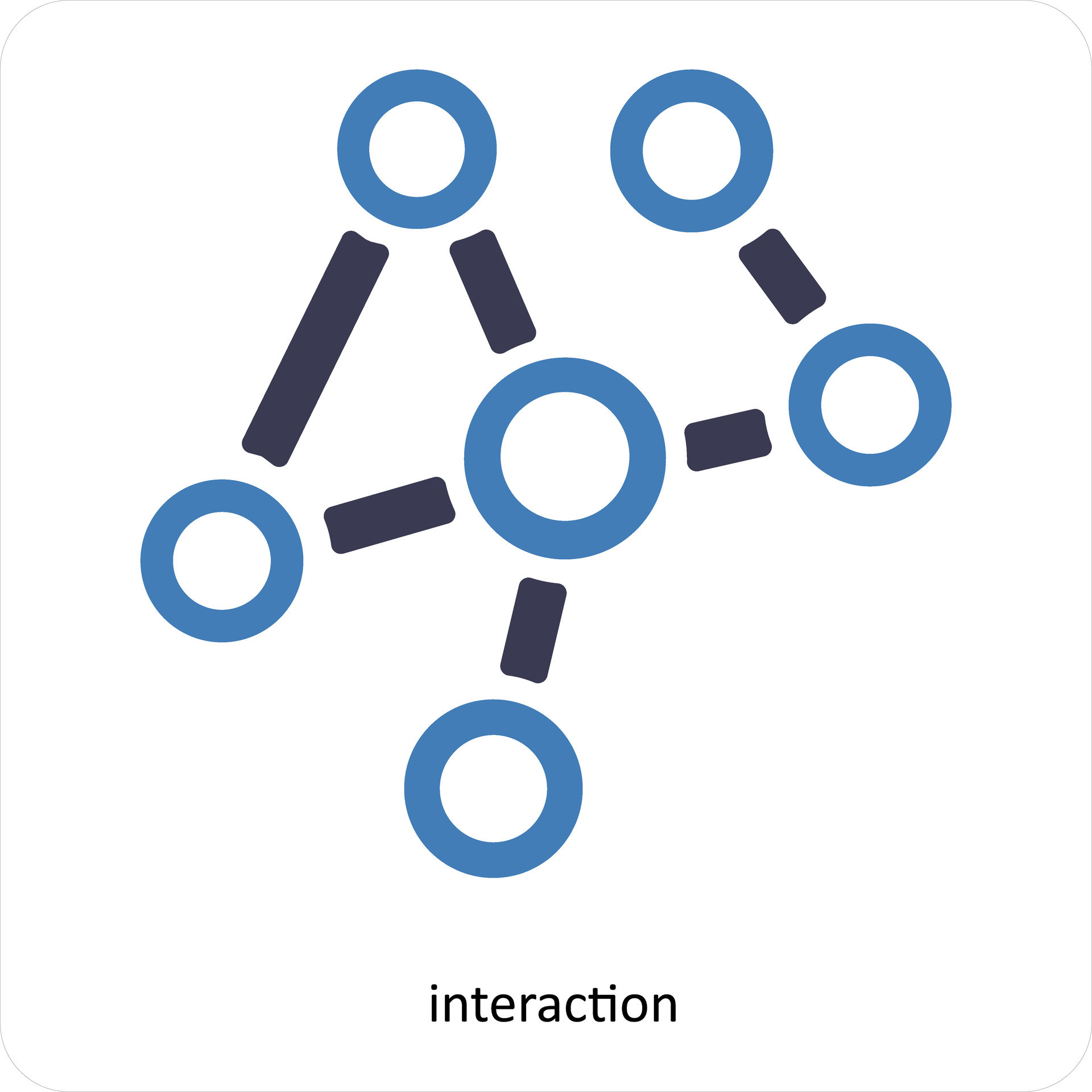 Interaction and user interaction icon concept 25903933 Vector Art at ...