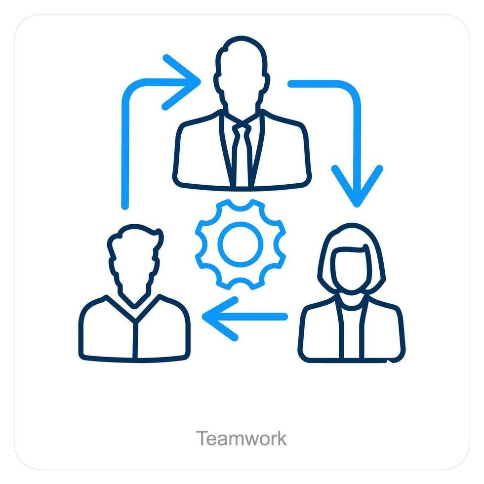 Business Specialist and management icon concept vector