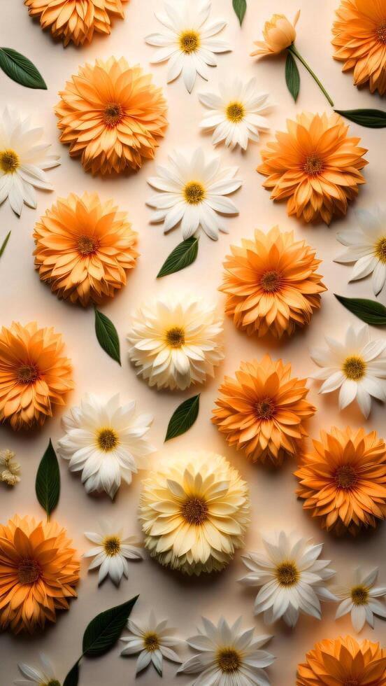 colourfull flower background. photo