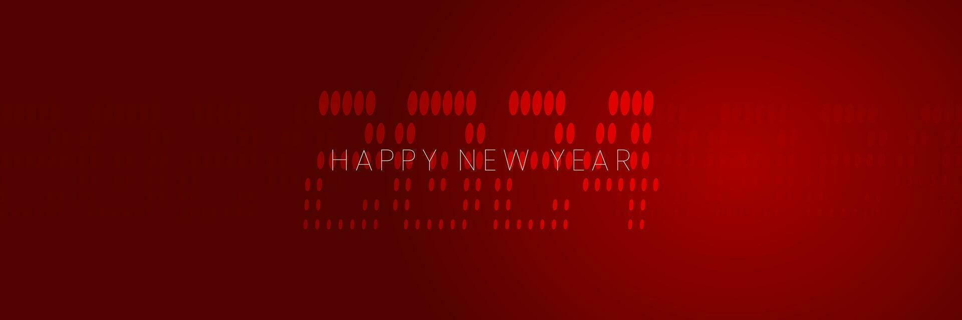 Happy new year 2024 letters luxury banner, vector art and illustration. Can use for, landing page, template, ui, web, mobile app, poster, banner, flyer, background