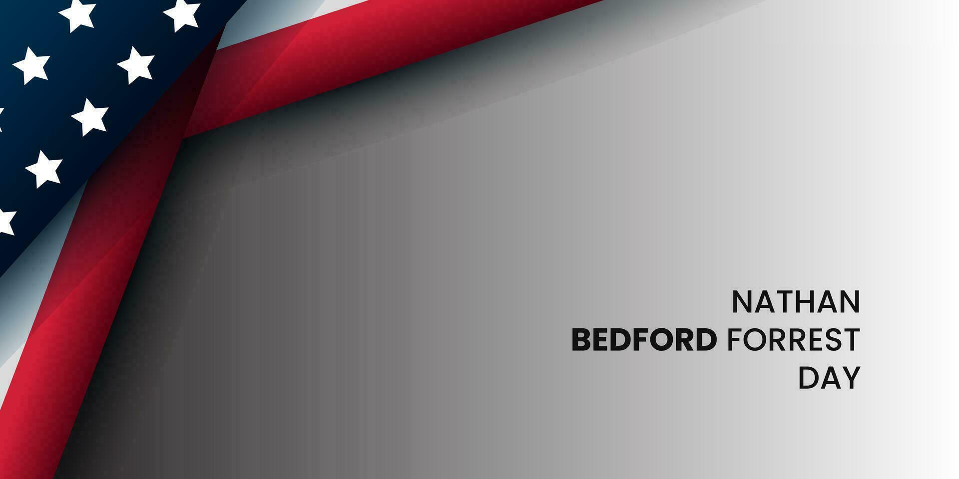 Nathan bedford forrest day greeting design, Vector design nathan bedford forrest day.