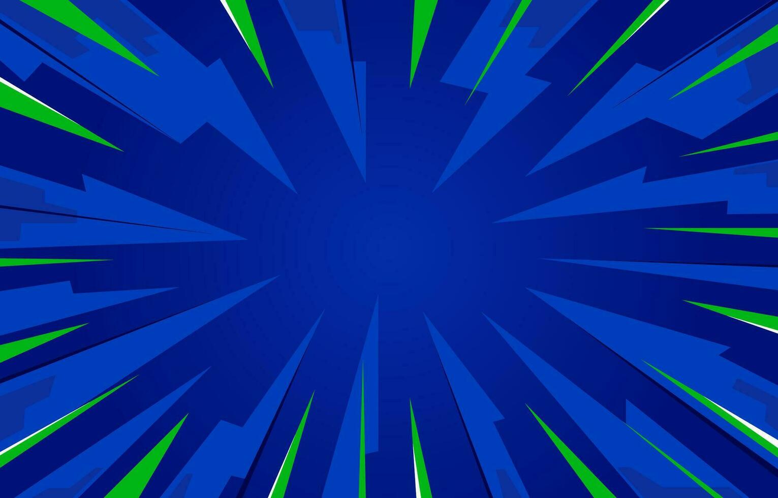 Blue Green Comic Style Background vector