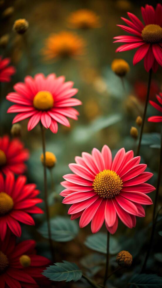 colourfull flower background. photo