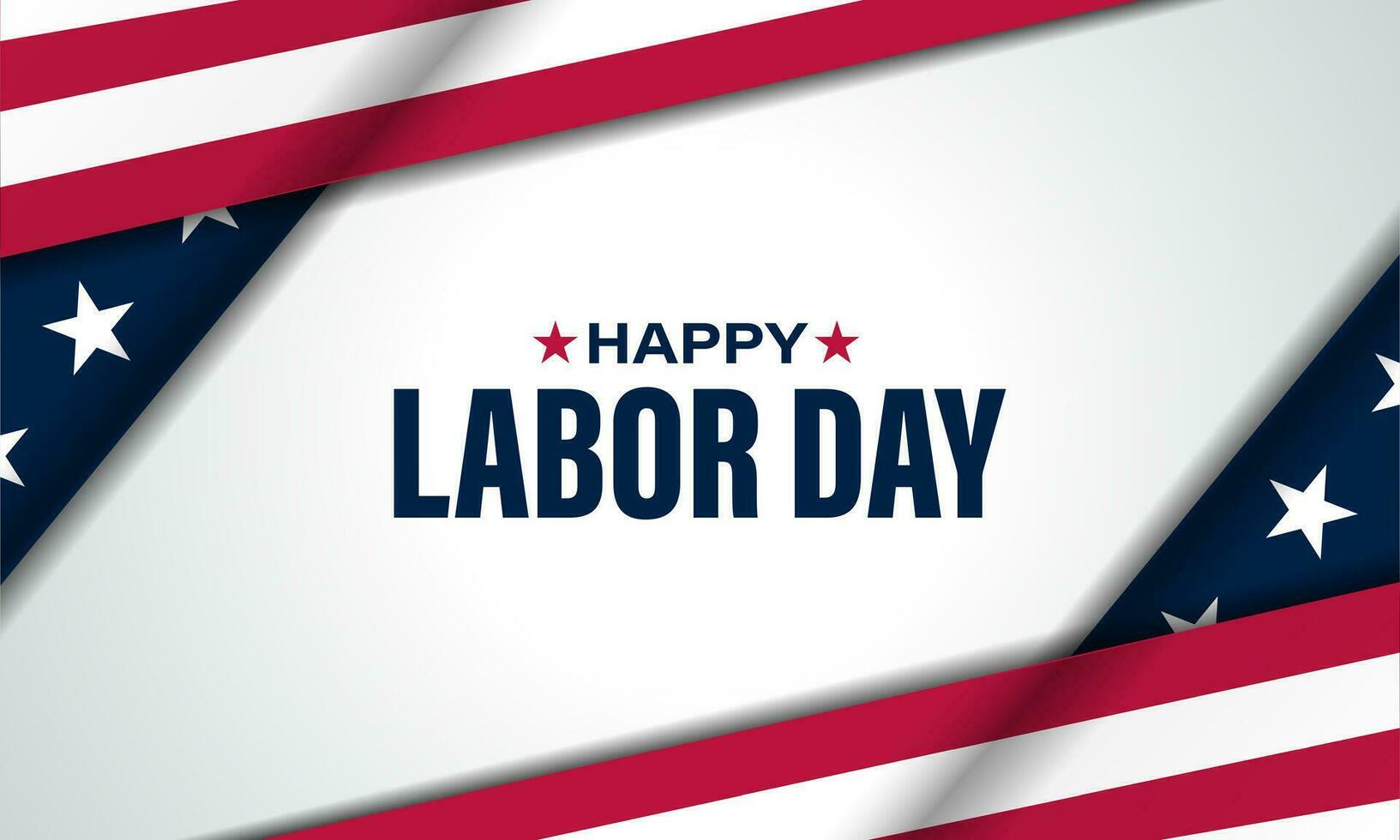 Happy labor day in United States of America background vector illustration