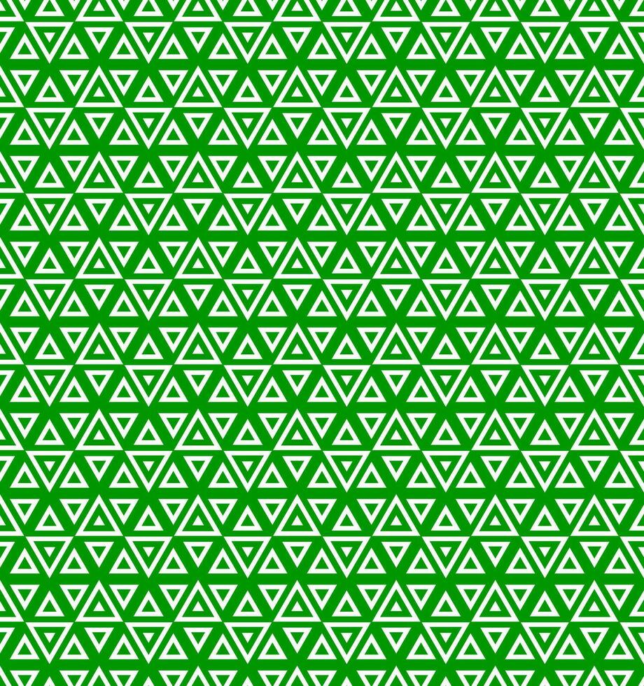 Seamless Geomatric vector background Pattern in green