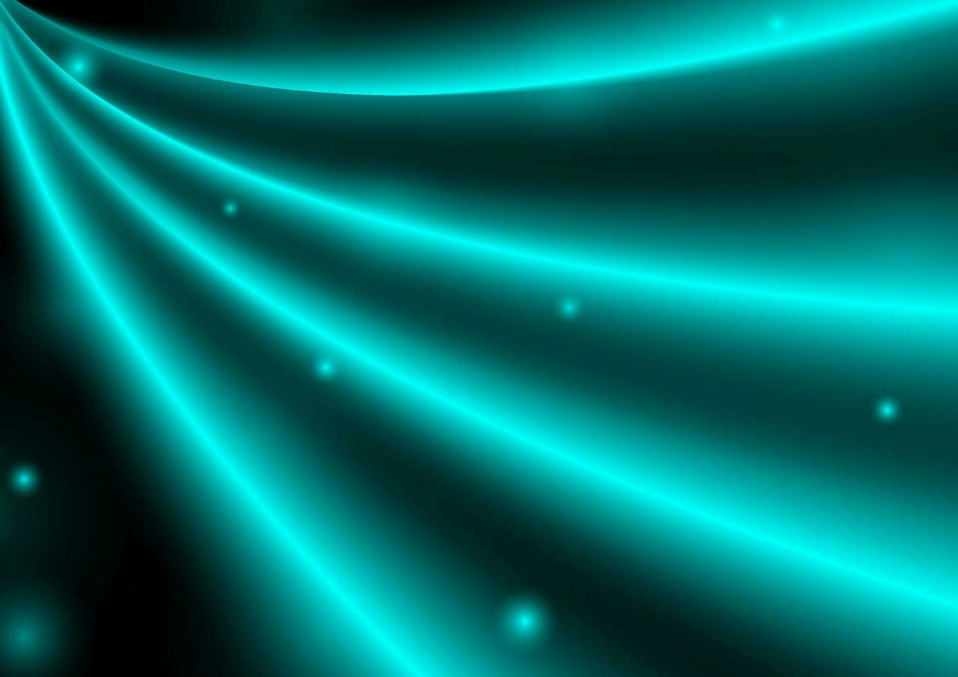 abstract background with green lights vector