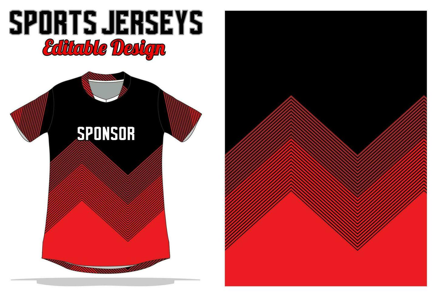 jersey design for sport uniform vector