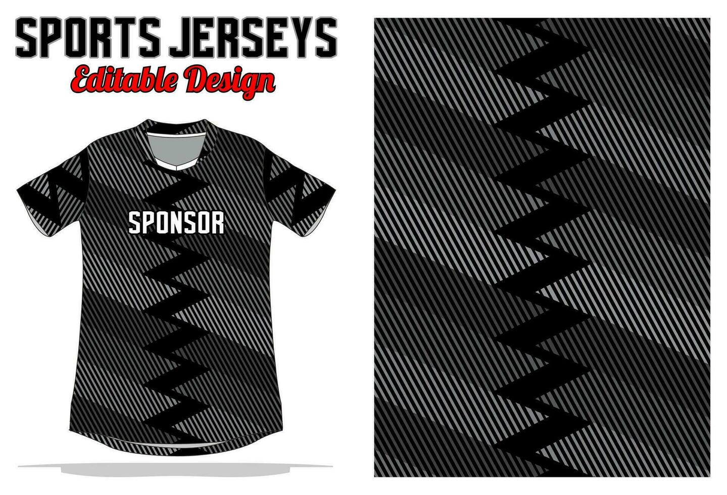 jersey design for sport uniform vector