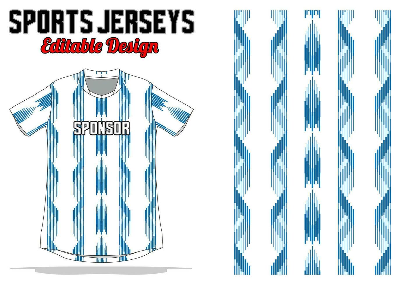 jersey design for sport uniform vector