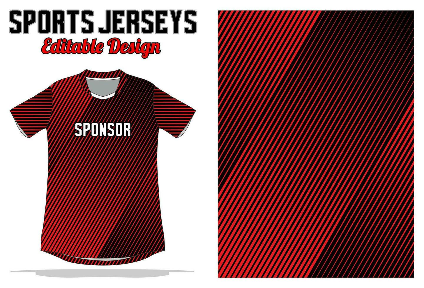 jersey design for sport uniform vector