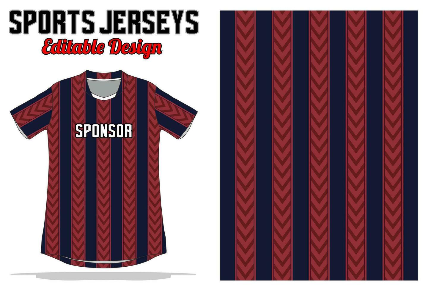 jersey design for sport uniform vector