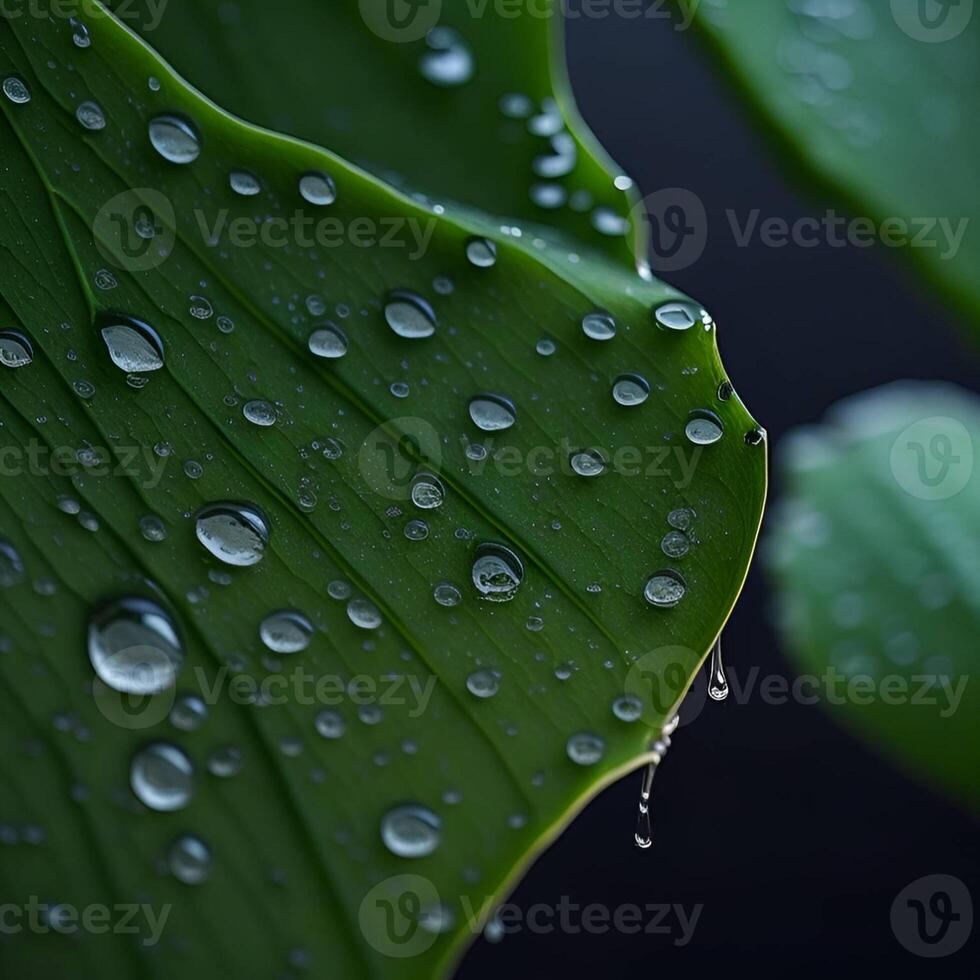 leaf close up image, leaf green image photo