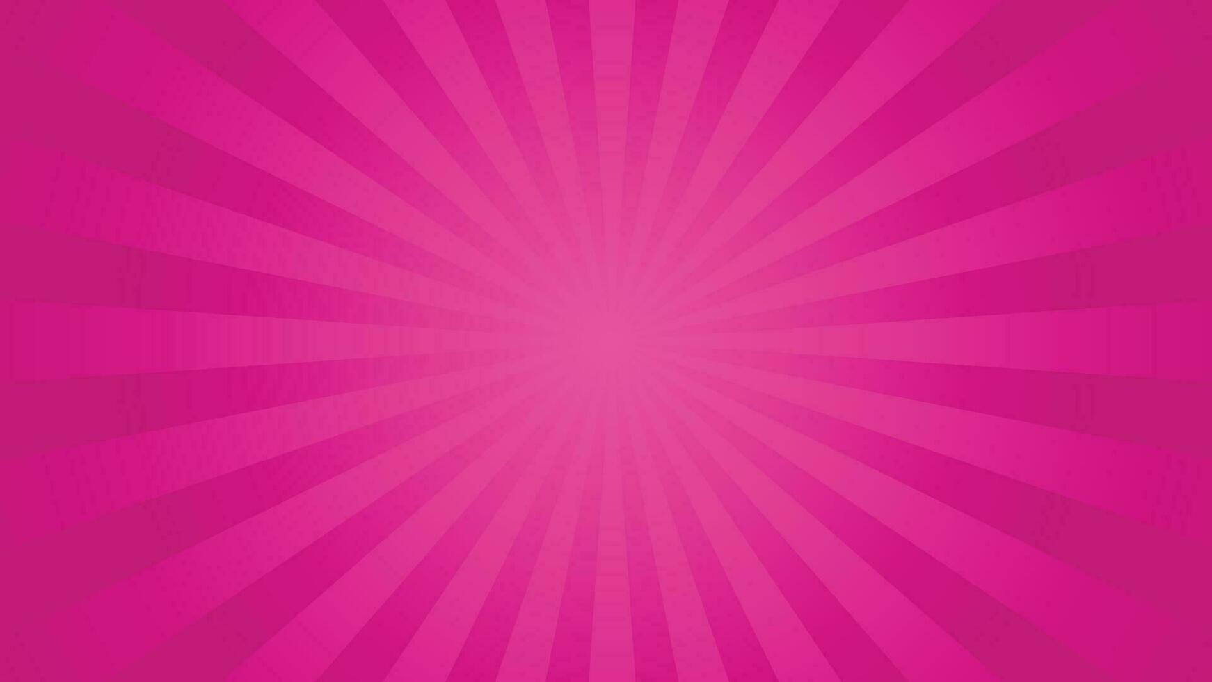 Pink zoom out effect background vector