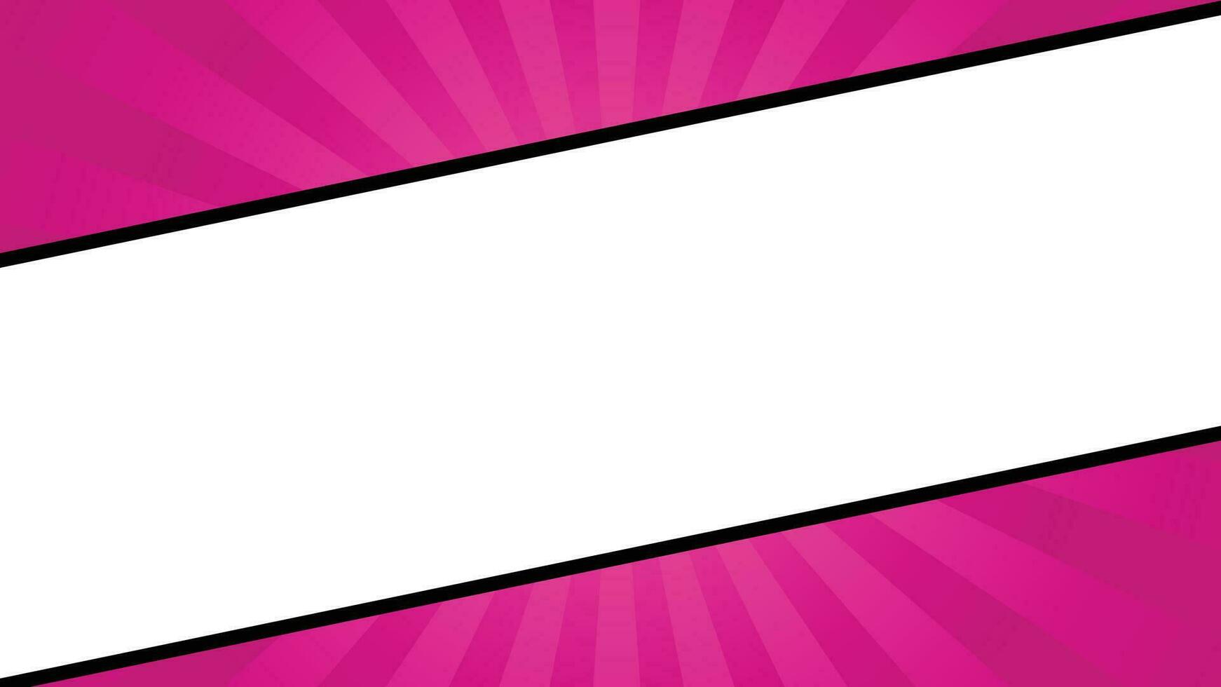 Pink zoom out effect background vector