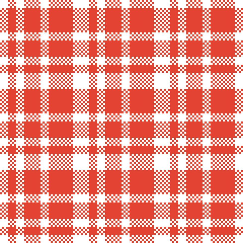Tartan Pattern Seamless. Abstract Check Plaid Pattern Template for Design Ornament. Seamless Fabric Texture. vector