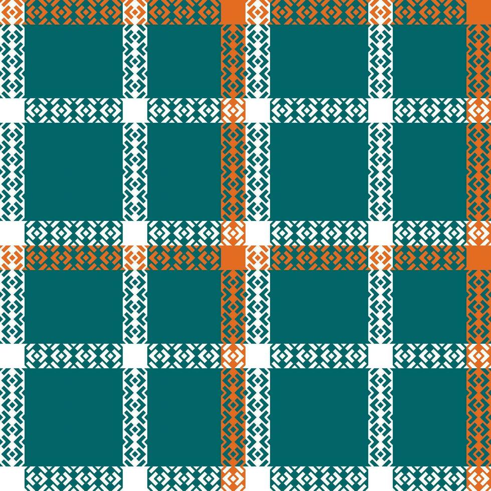 Classic Scottish Tartan Design. Scottish Tartan Seamless Pattern. Template for Design Ornament. Seamless Fabric Texture. vector