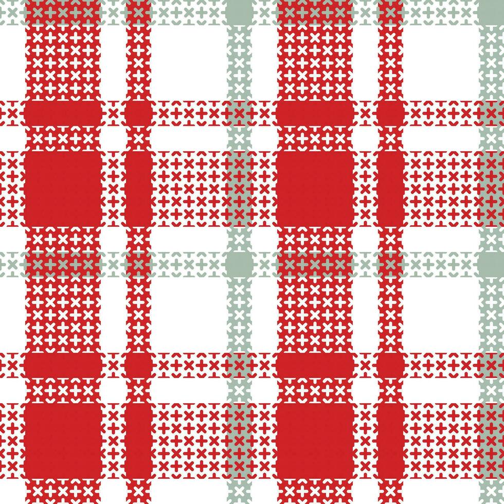 Tartan Plaid Seamless Pattern. Traditional Scottish Checkered Background. Traditional Scottish Woven Fabric. Lumberjack Shirt Flannel Textile. Pattern Tile Swatch Included. vector