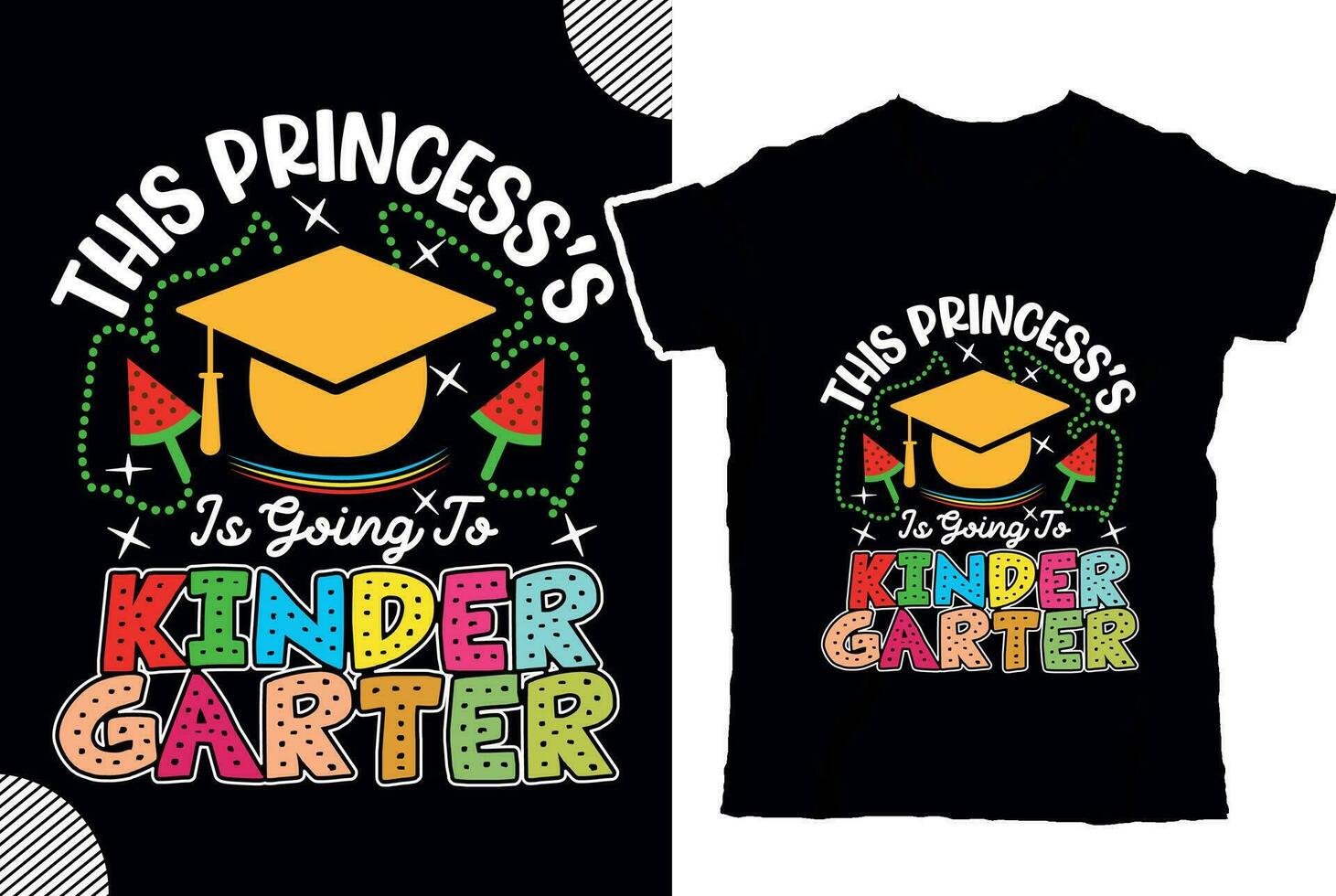 This princess is is going to kinder garter, back to shcool t shirt design, t shirt design vector