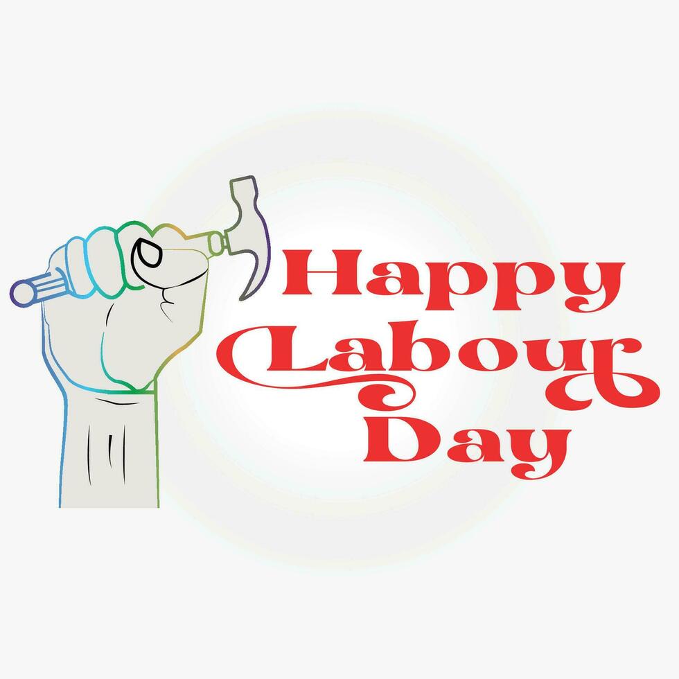 Happy Labour day vector