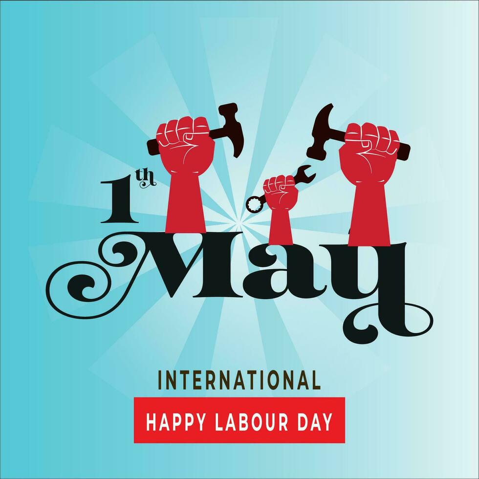 Happy Labor Day banner. Design template. Vector illustration