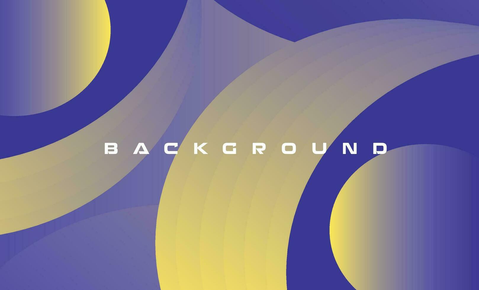 abstract blue and yellow background with circles vector