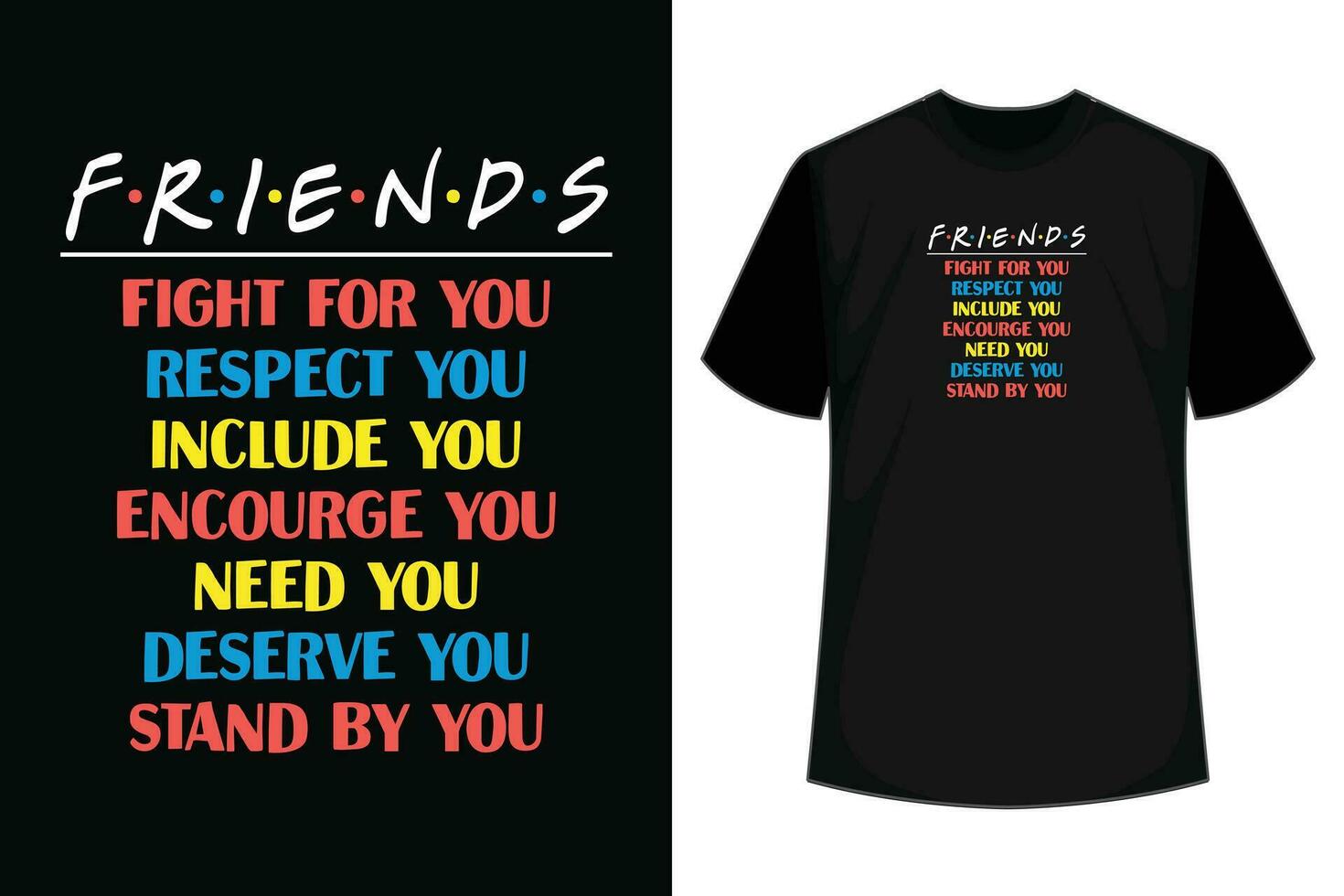 Funny Friendship Relationship T-Shirt vector