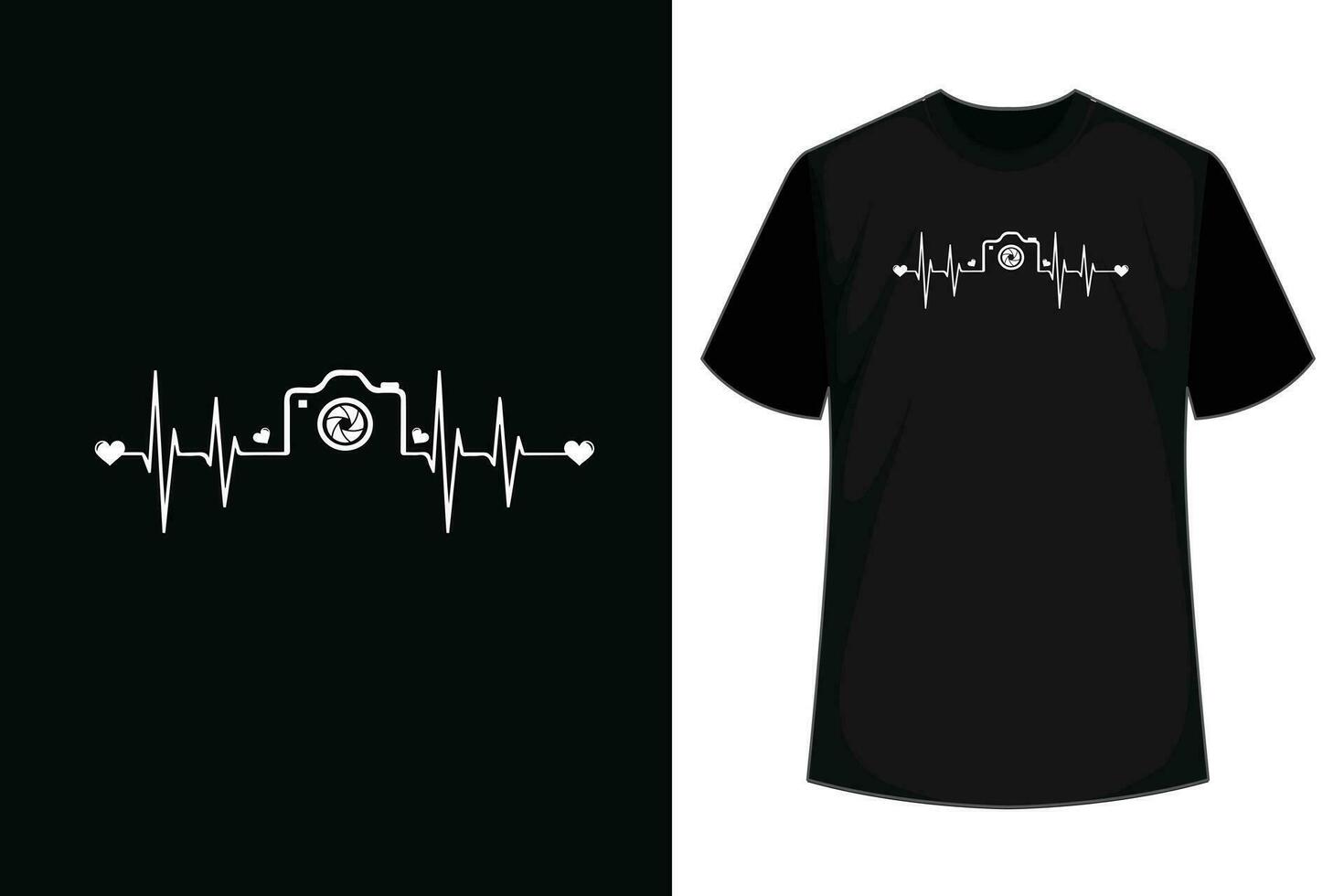 Photographer Heartbeat T-Shirt Photographer Heartbeat T-Shirt