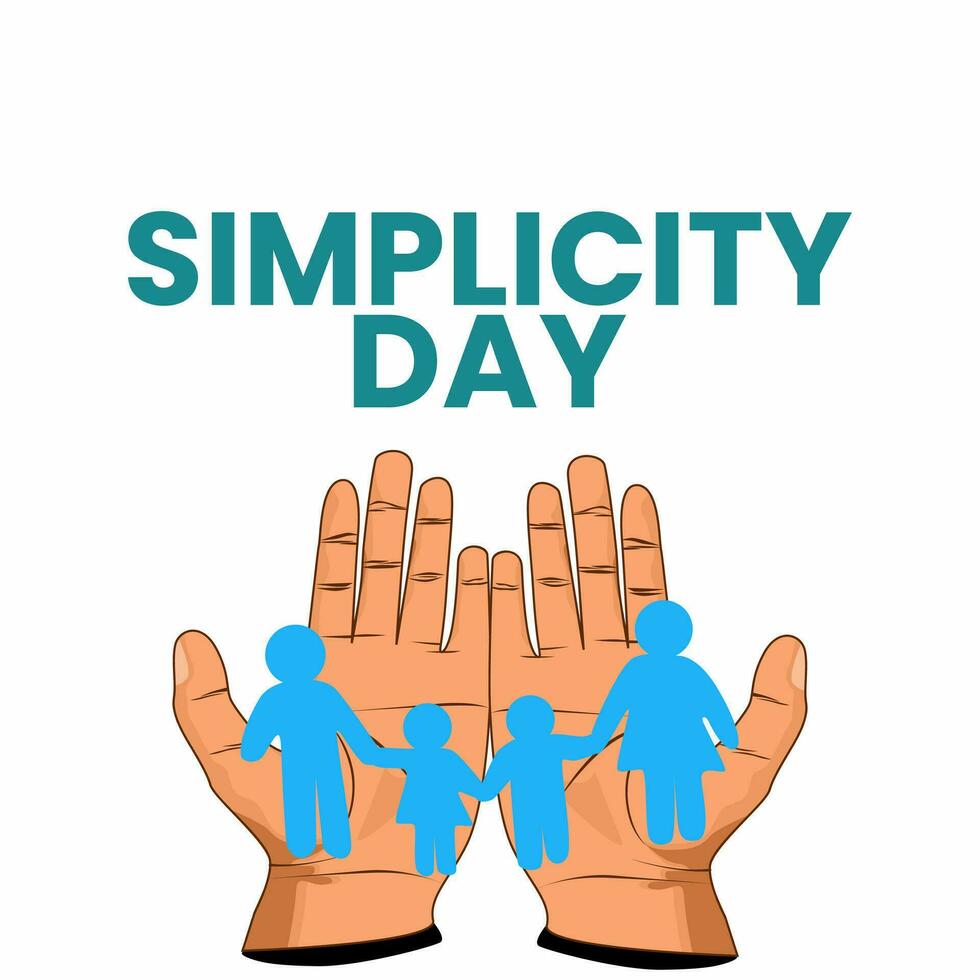 vector design Simplicity  day. flat ilustration. flat design. vektor