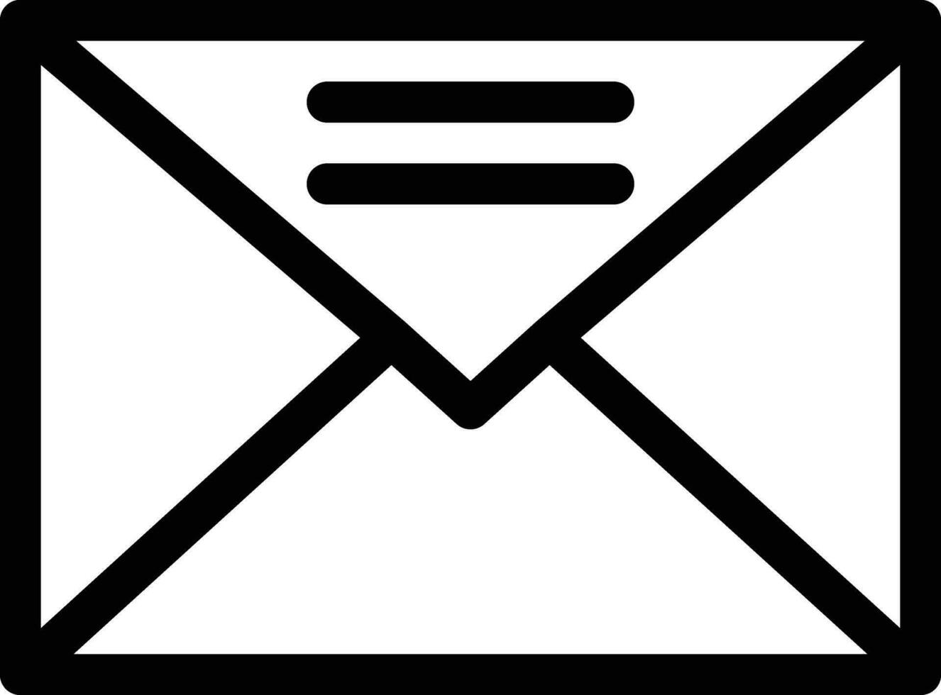 mail line icon for download 25909934 Vector Art at Vecteezy