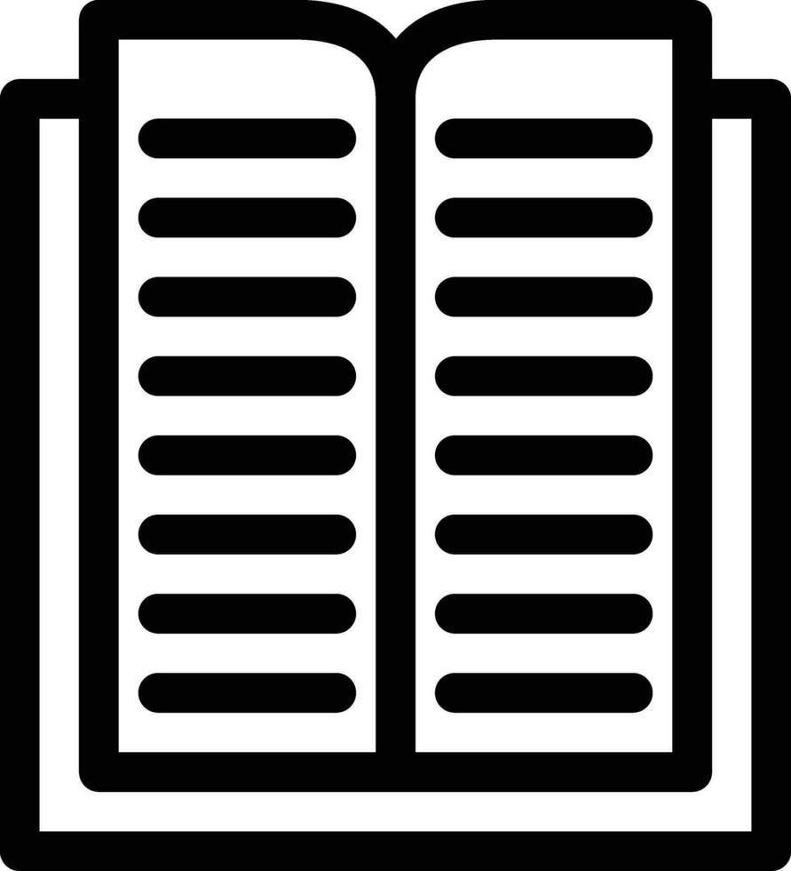 book line icon for download vector