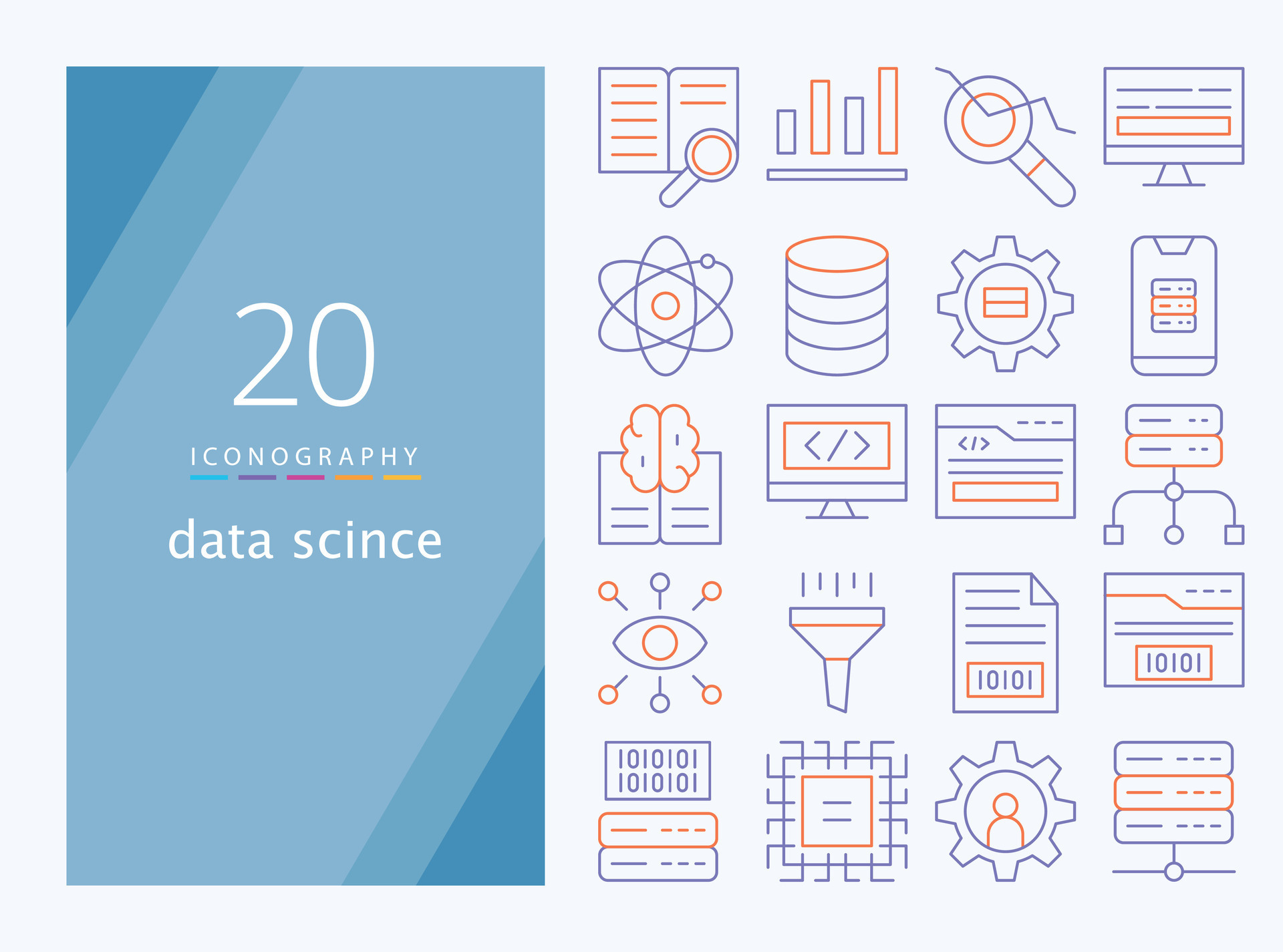 data science line icon for download 25910275 Vector Art at Vecteezy