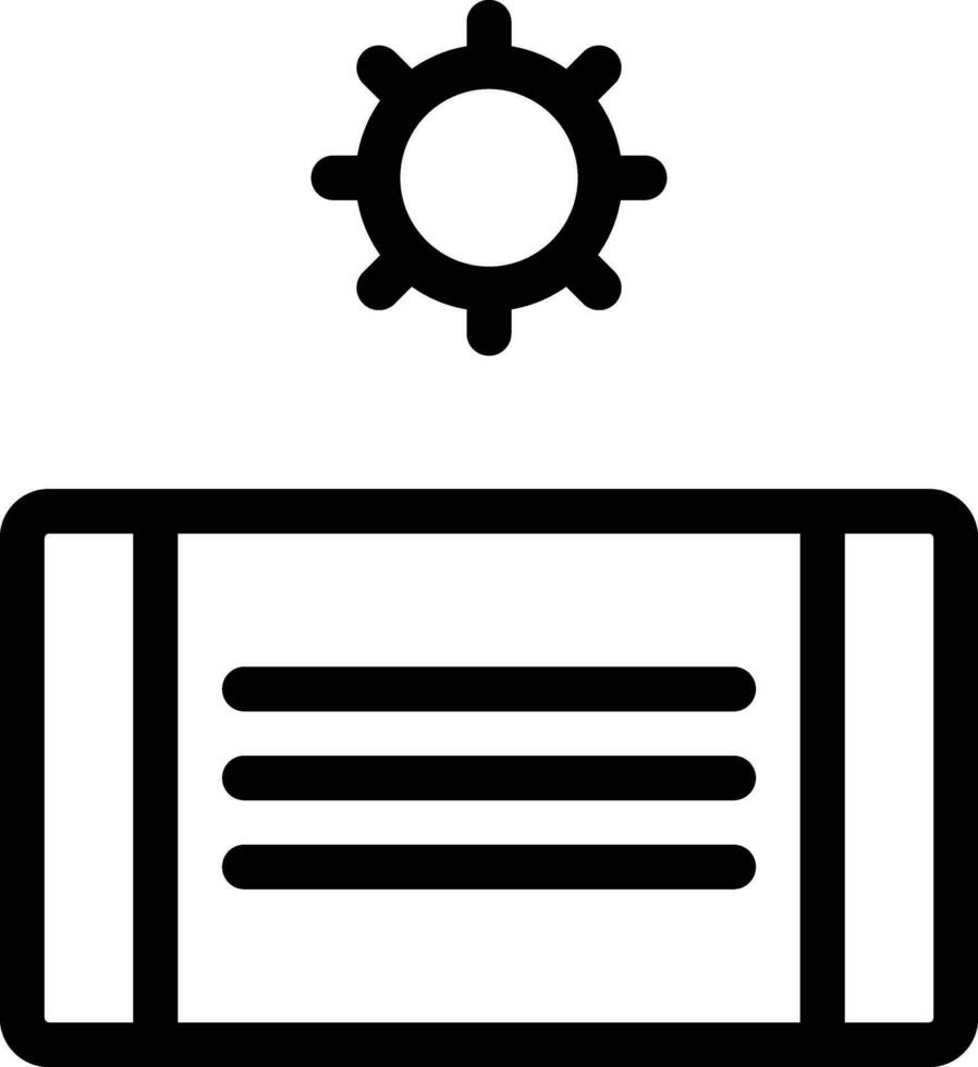 mask  line icons vector