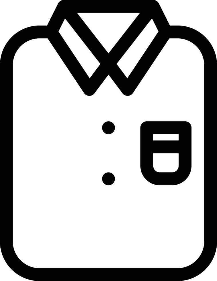 t shirt line icons vector