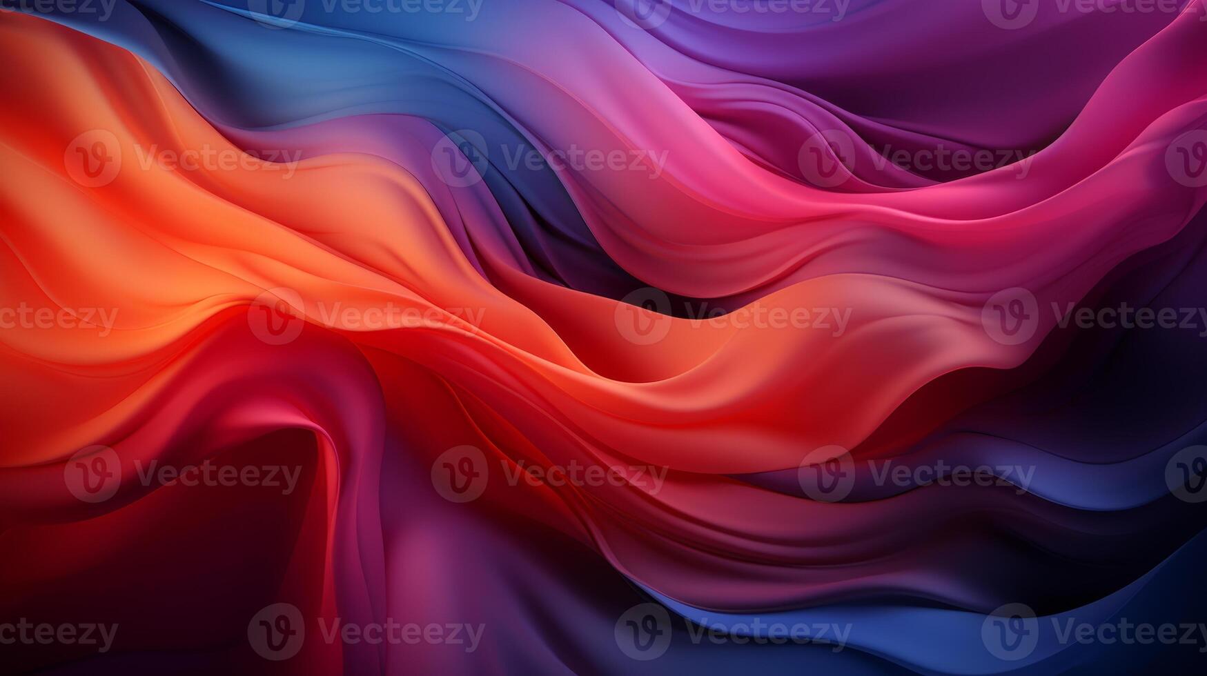 colorful wavy shape background with lines and curves, wallpaper card and banner, photo
