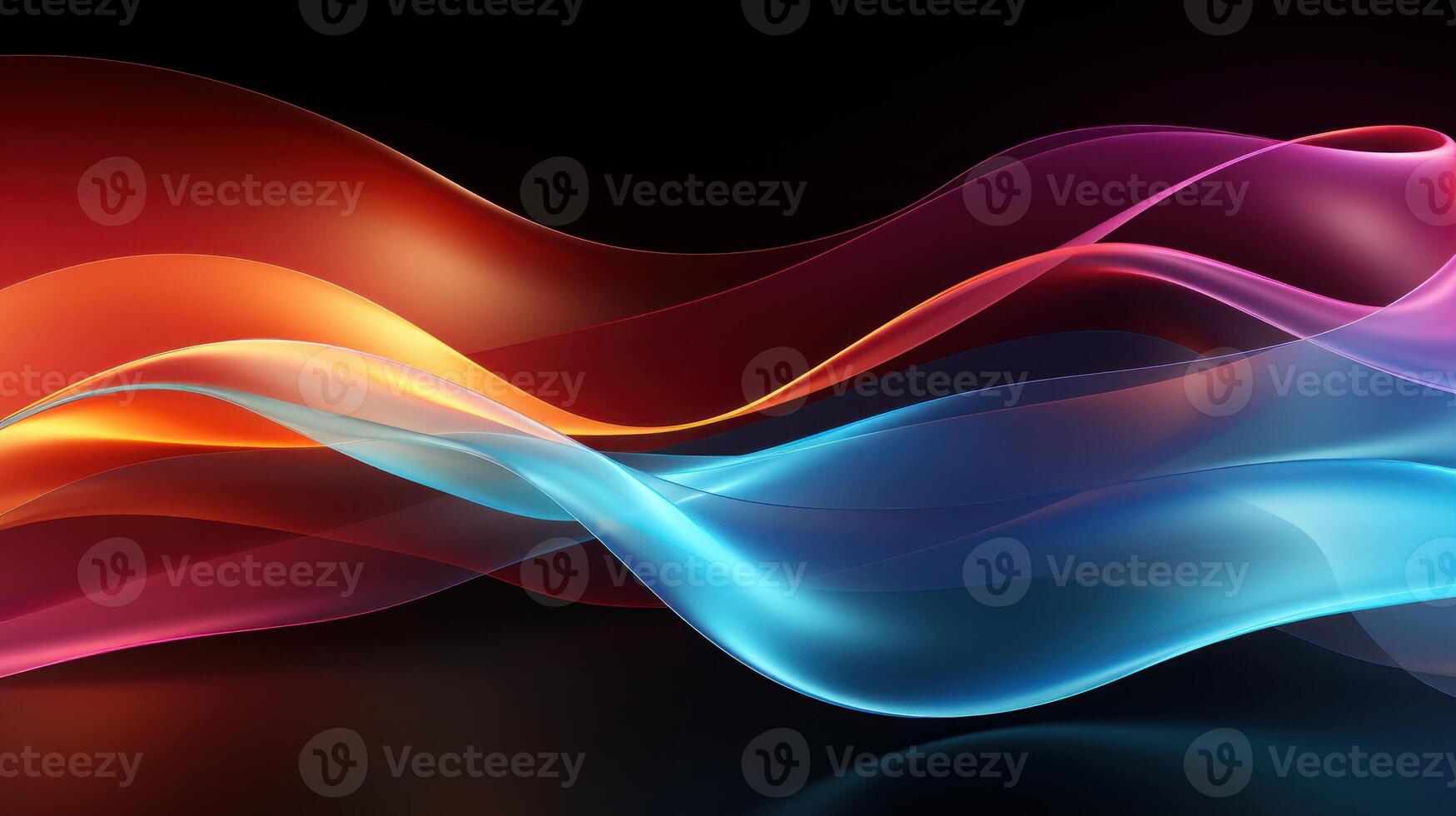 3d render of an abstract digital colorful background, photo