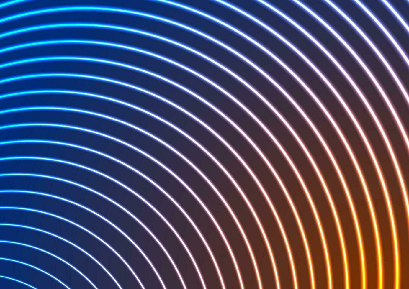 Bright neon laser beam lines abstract background vector