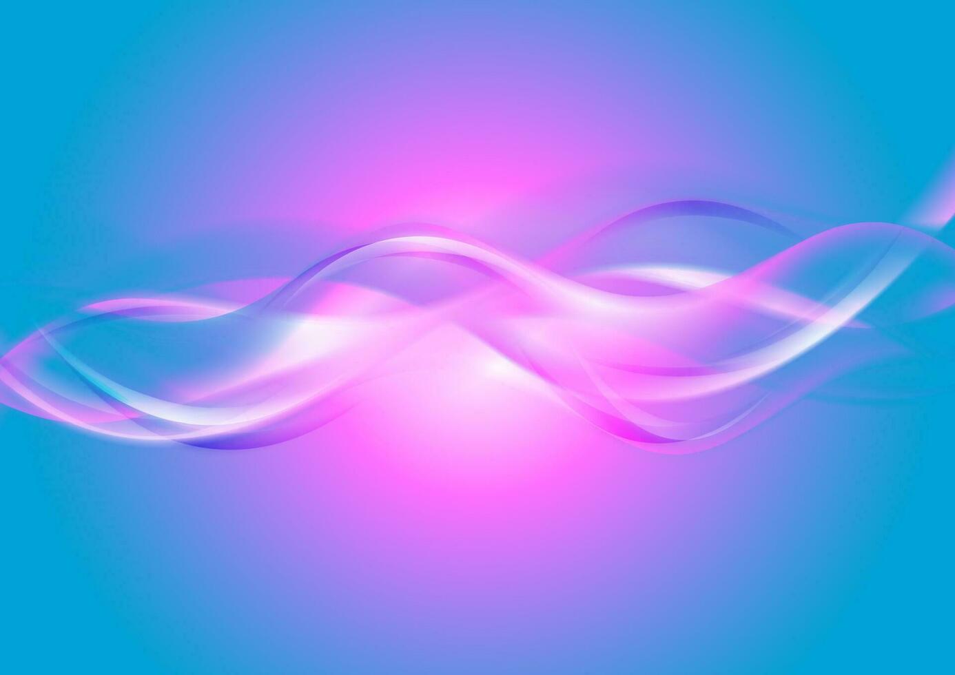 Pink and blue liquid abstract elegant waves background vector