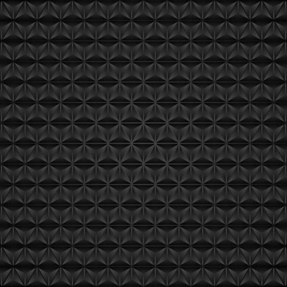 Abstract tech black triangles geometric pattern vector